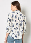 Pressed Daisy Shirt, Cream, large