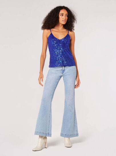 Sequin Camisole Top 