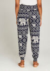 Elephant Print Jogger, Navy, large