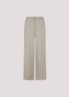 Tailored Straight-Leg Trousers, Stone, large