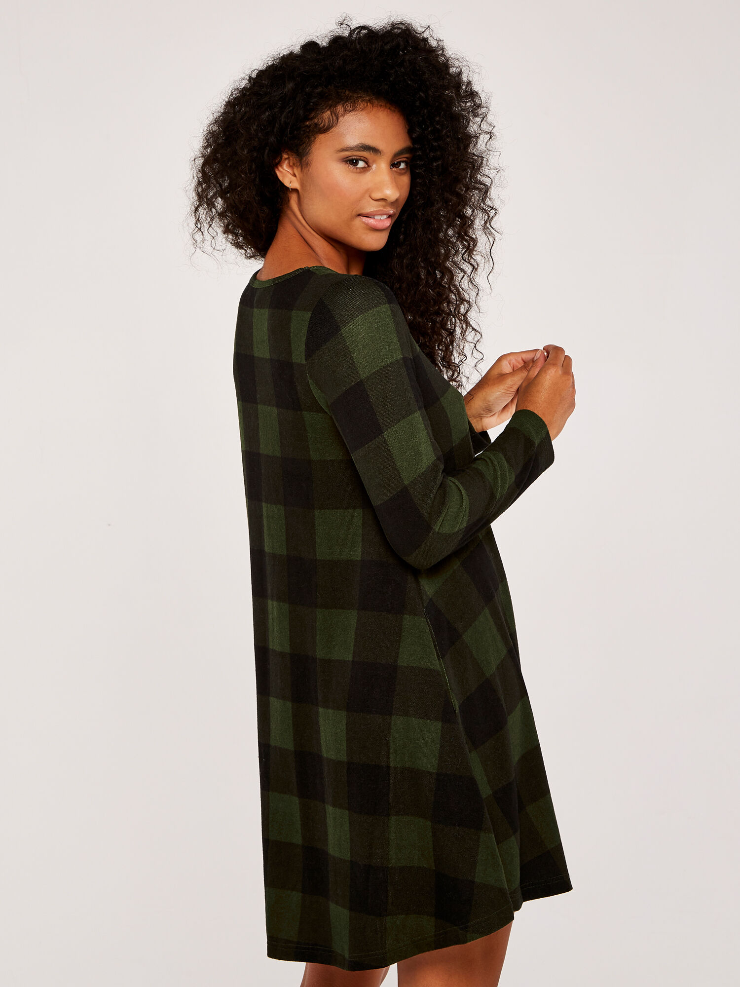 Apricot swing dress online