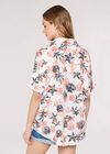 Seashell Resort Shirt, White, large