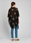 Black Daisy Leaf Chain Cover Up, Black, large