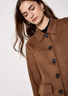 Lightweight Suede Jacket, Brown, large