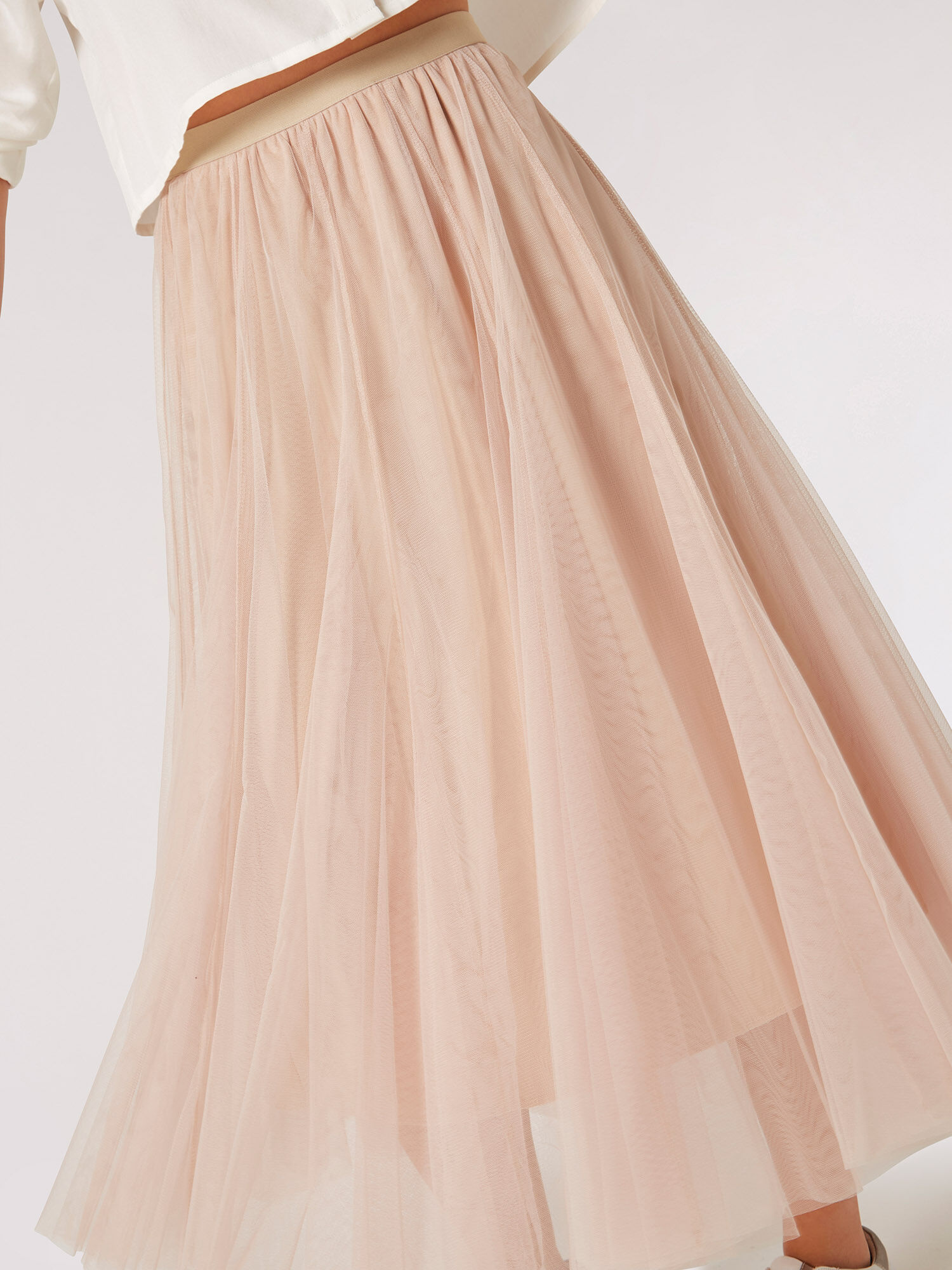 Aline tulle midi skirt cheap
