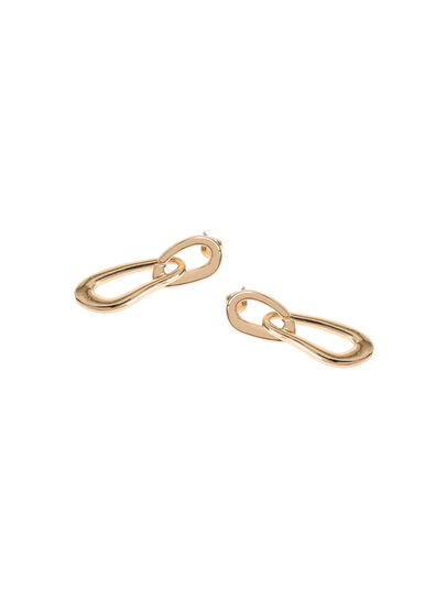 Organic Drop Link Earrings