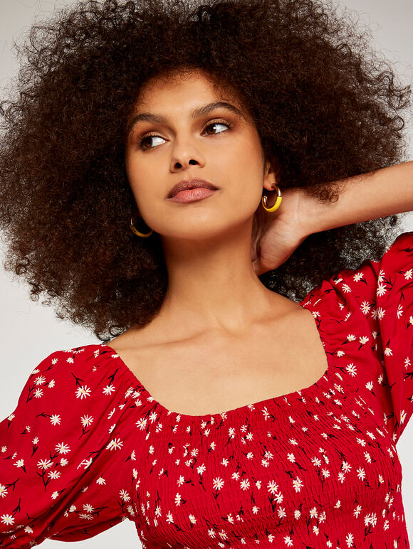 Enamle Hoops, Yellow, large