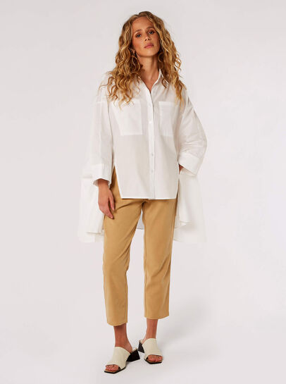 Oversized Statement Cotton Shirt