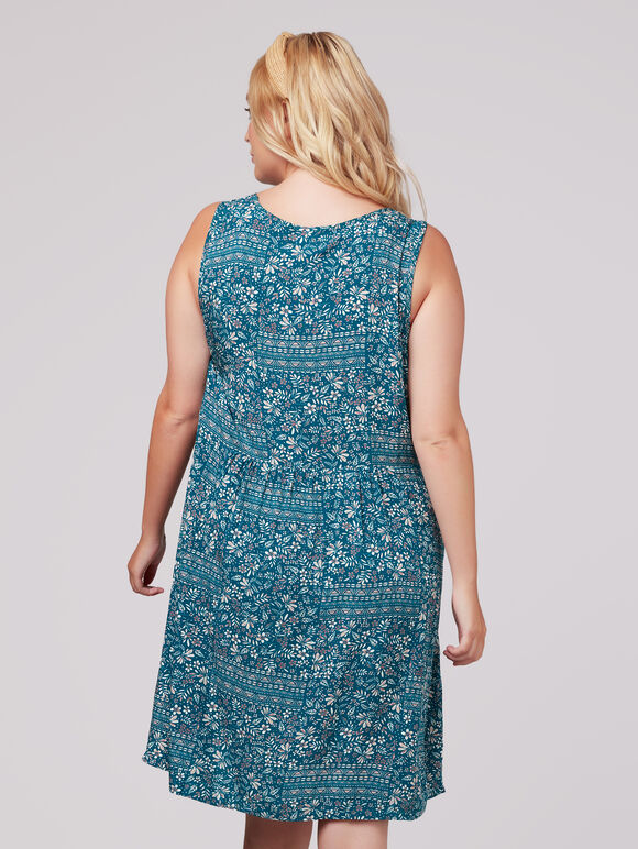 Ditsy Mix 2pkt Bakery Dress+, Green, large