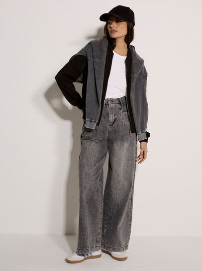 Lightweight Woven Bomber Jacket