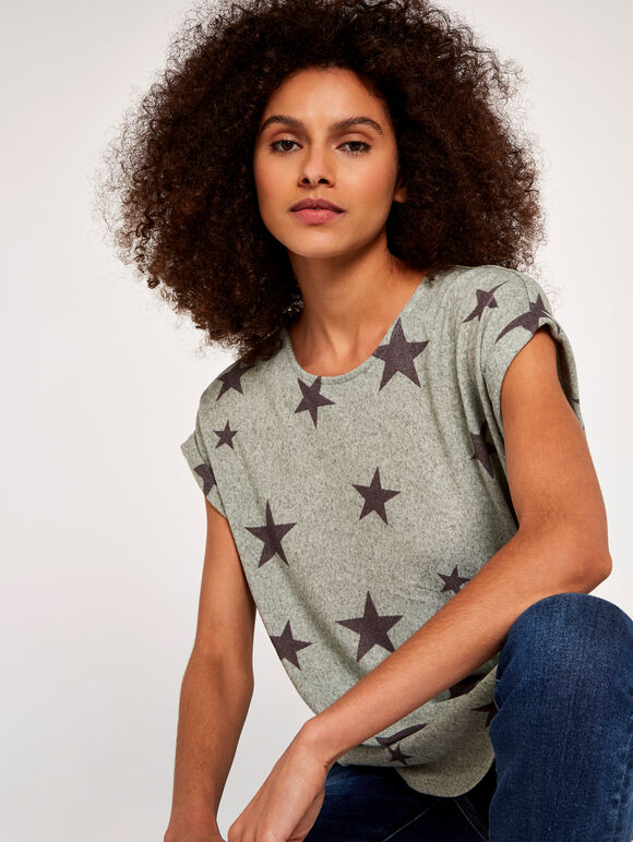 Star T-Shirt, Mint, large