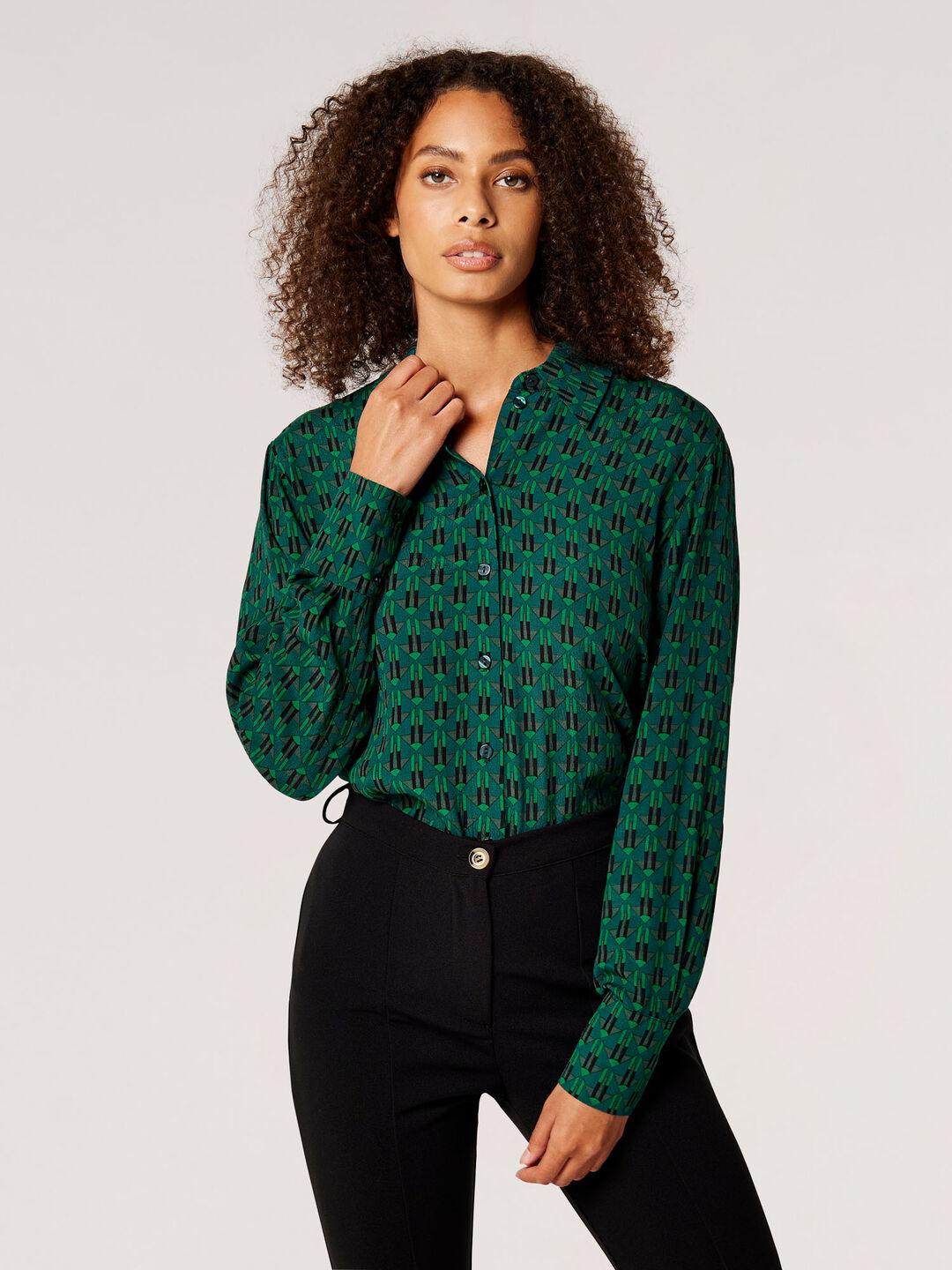 Image of Geometric Diamond Shirt