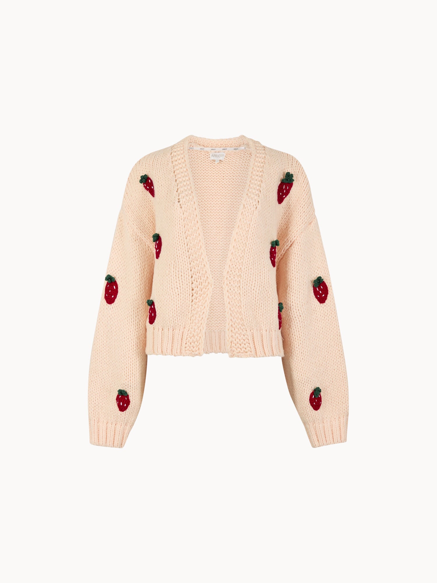 Chunky Knit Strawberry Cardigan | Apricot Clothing