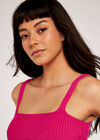 Knitted Cami Co-Ord, Fuchsia, large
