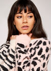Mixed Animal Jumper, Pink, large