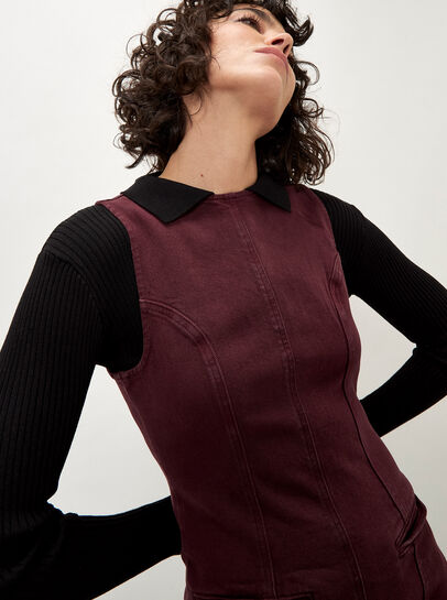 Denim Shift Mini Dress