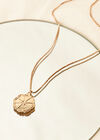 Wheel Gold Necklace, Yellow, large