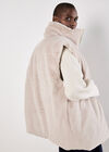 Reversible Oversized Puffer Gilet, Stone, large