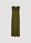 Jersey Modal Midi Dress, Khaki, large
