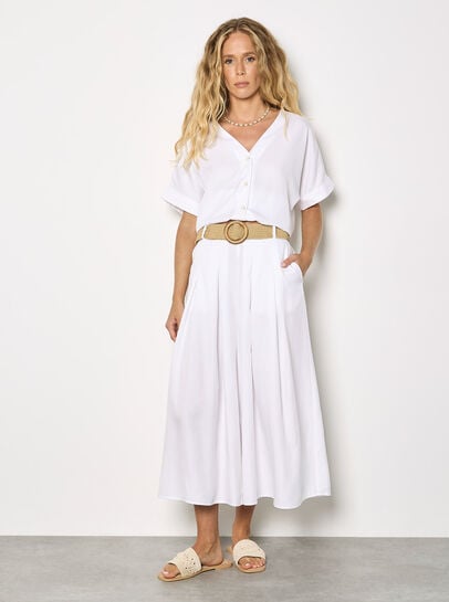 Lightweight V-neck Blouse