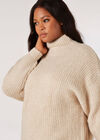 Curve Oversized Chunky Jumper, Stone, large