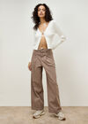 Ella Wide Leg Jeans, Stone, large