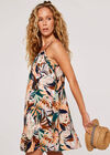 Tropical Cami Ruffle Dress, Pink, large