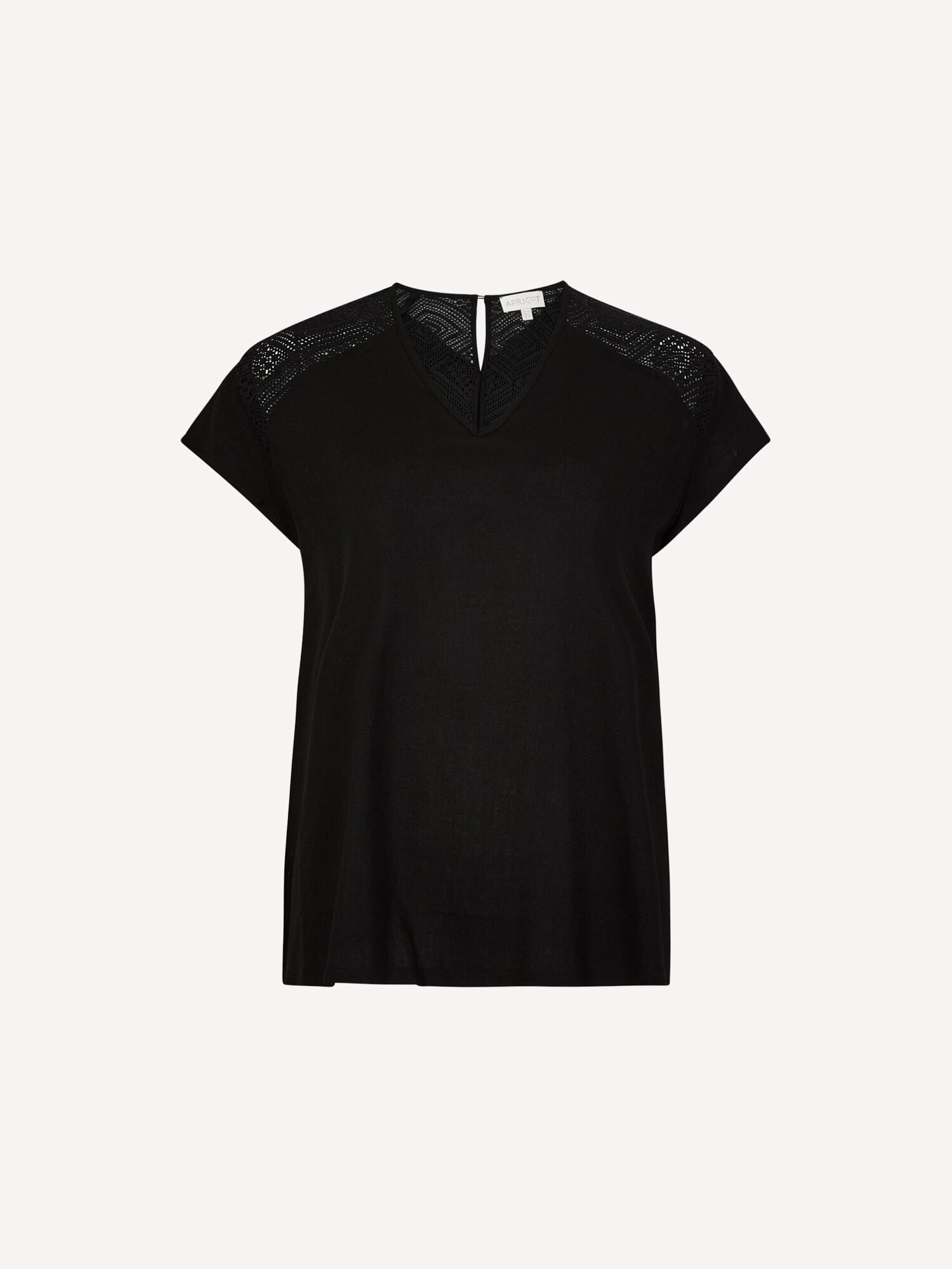Crochet Insert T-Shirt | Apricot Clothing