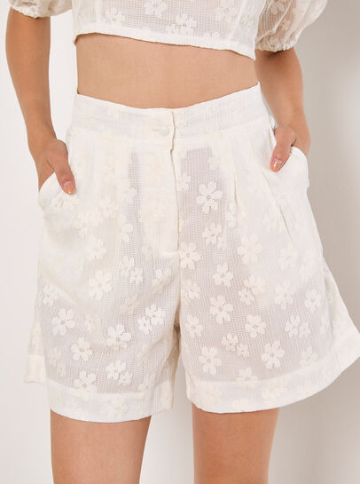 Daisy Mesh Shorts