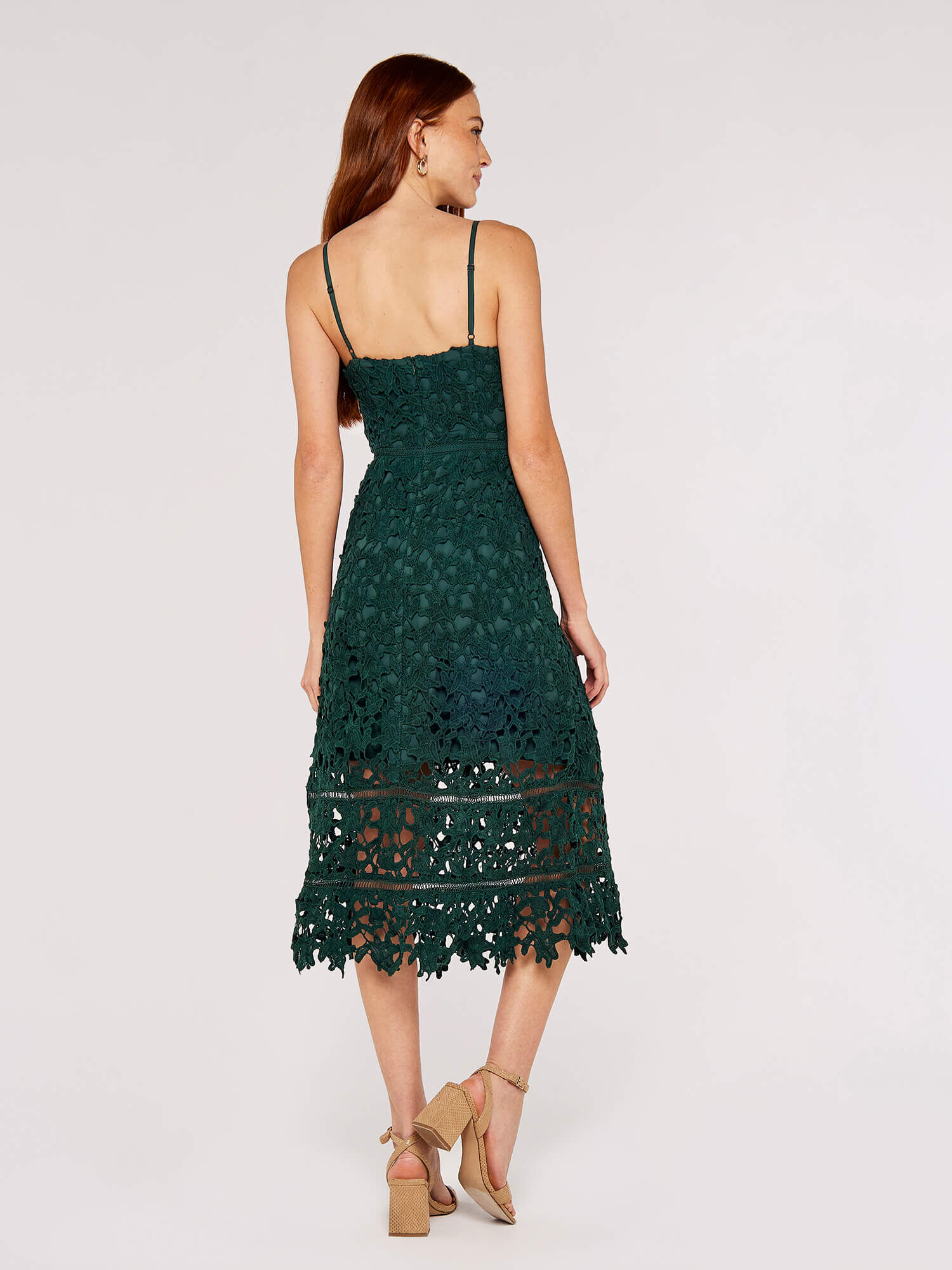 Lace midi sale dress astr