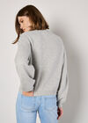Gem Embellished Jumper, Grey, large