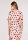 Bow Detail Mini Dress, Pink, large