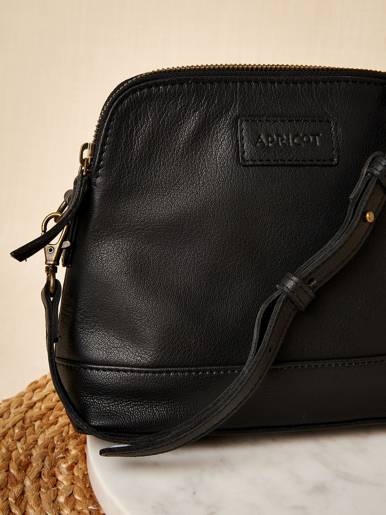 Black crossover body bag top
