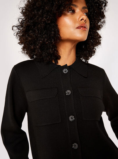 Knitted Utility Shacket
