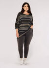 Curve Khaki Side Zip Top, Khaki, large