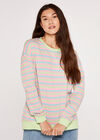 Pastel Rainbow Sweatshirt, Mint, large