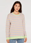 Pastel Rainbow Sweatshirt, Mint, large