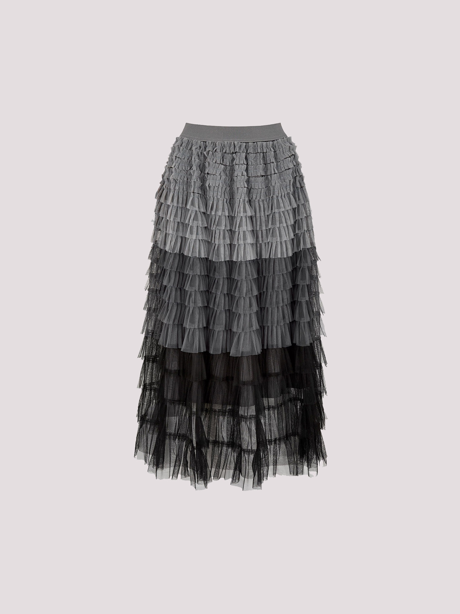 芸能人愛用 Ombre Clothing Apricot | Skirt Midaxi Tulle スカート