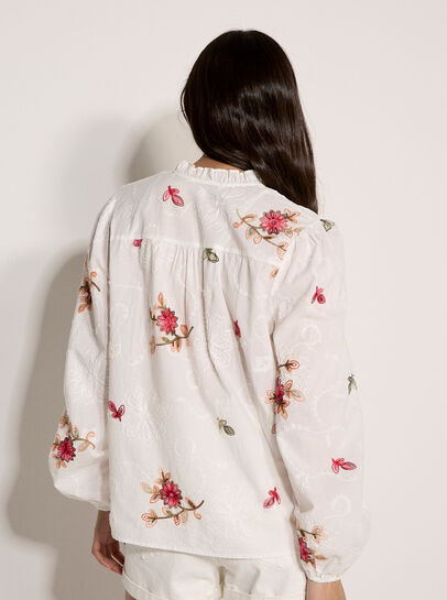 Floral Embroidered Blouse