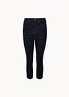 Lulu Burgundy Flare Jeans, Blue, large