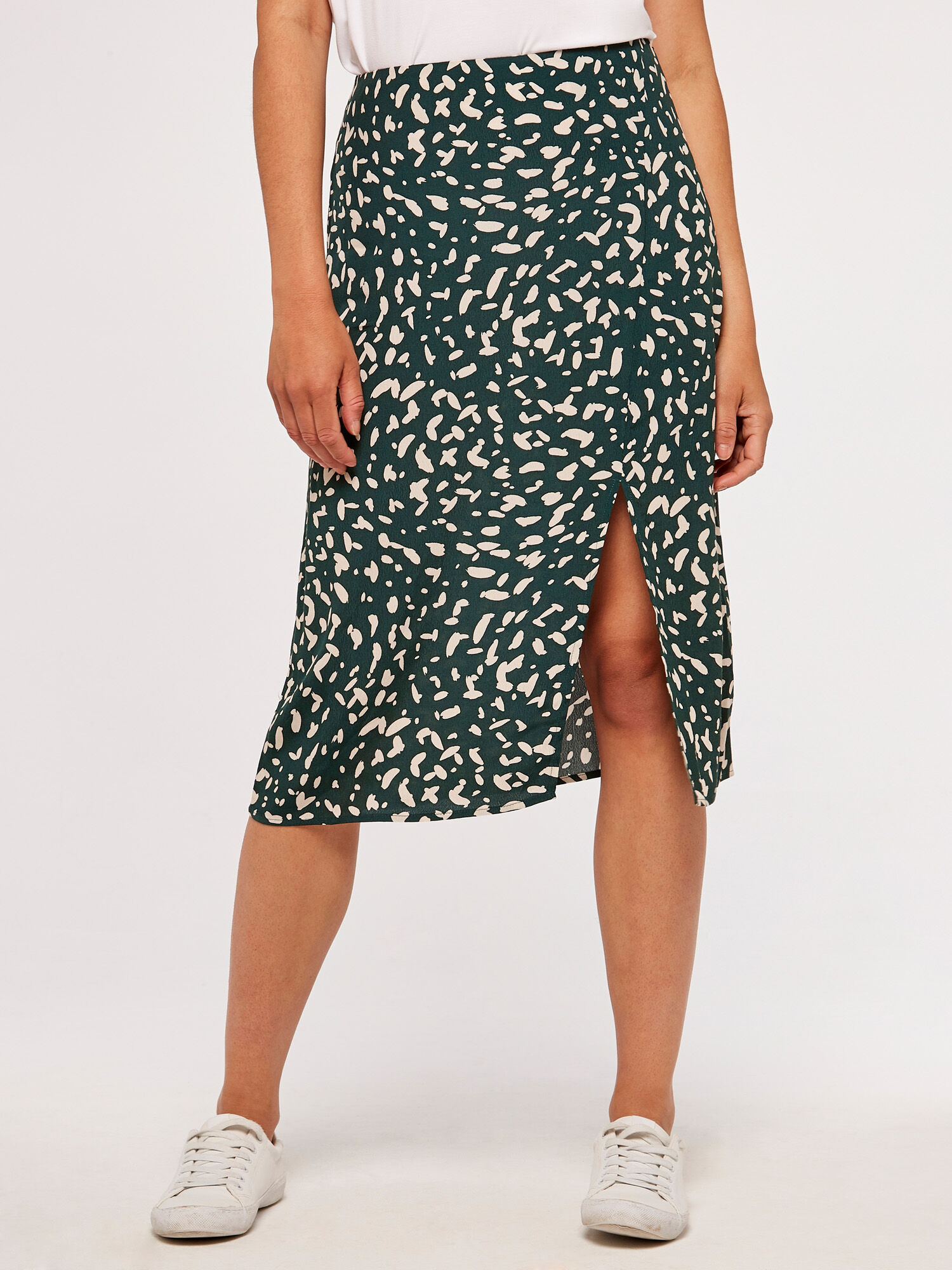 Spotty top wrap skirt