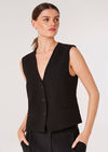 Tailored Waistcoat, Black, large