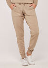 Knitted Relaxed Joggers, Stone, large