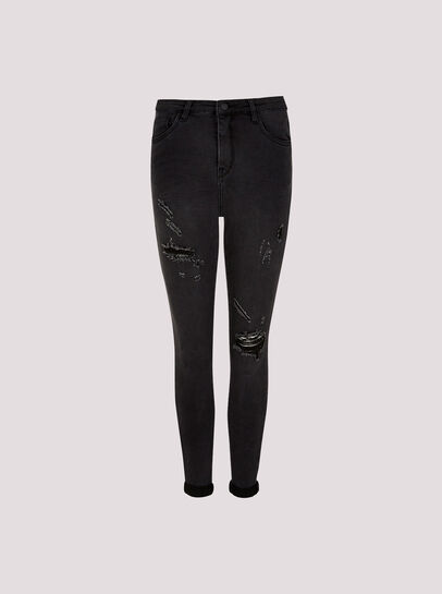 Sienna Mid-Rise Ripped Skinny Fit Jeans