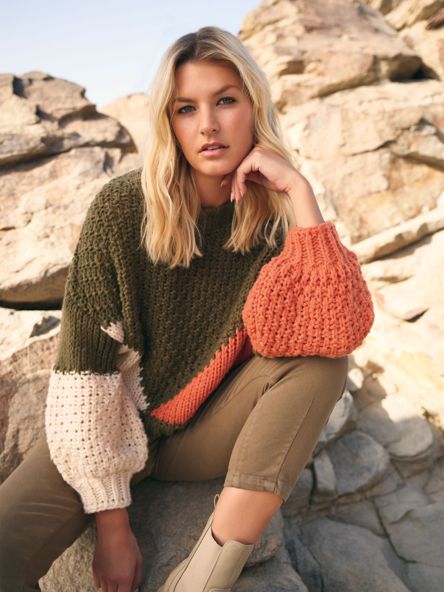 Heavy sales knit jumper