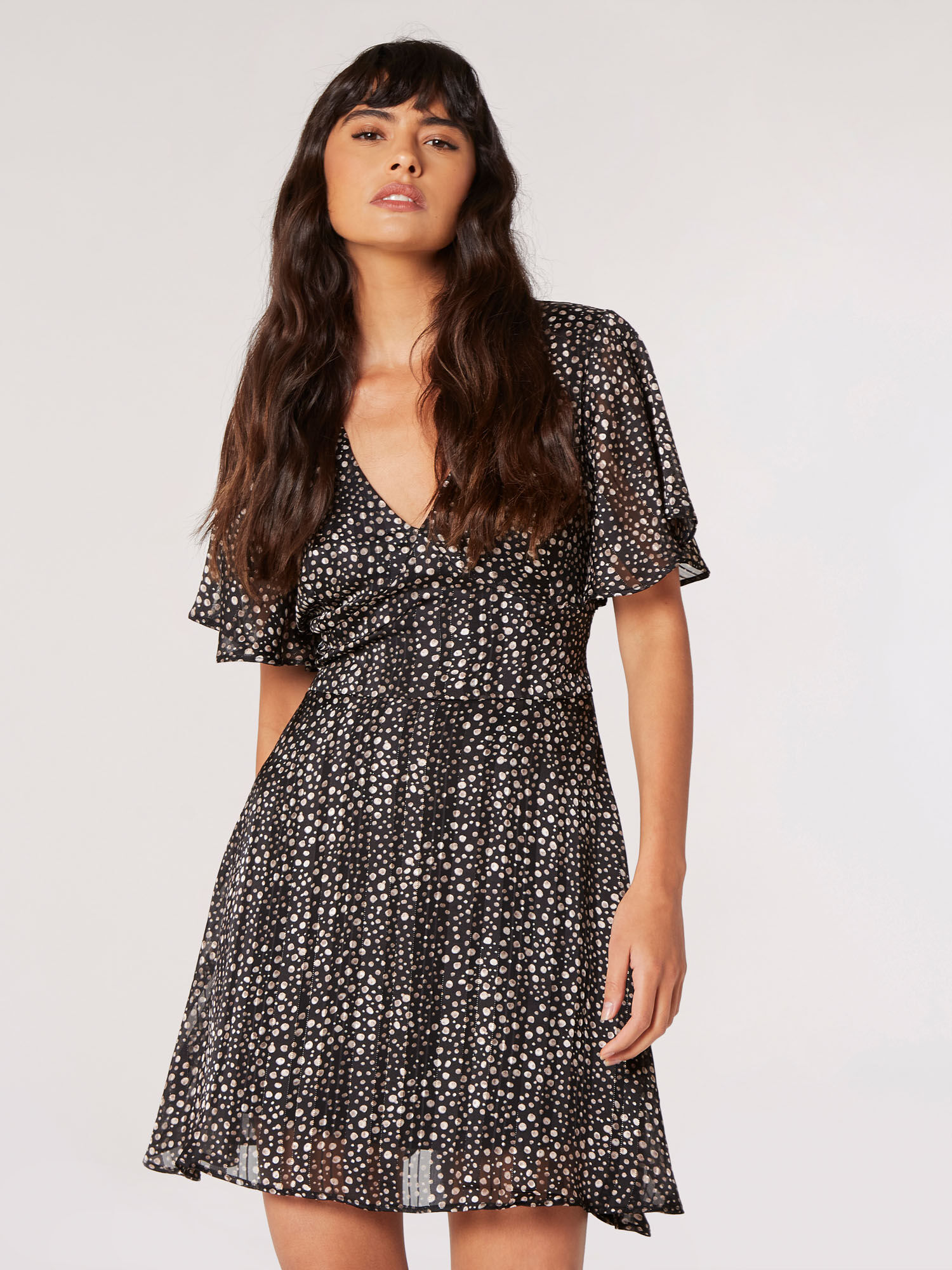 Spotty mini dress hot sale