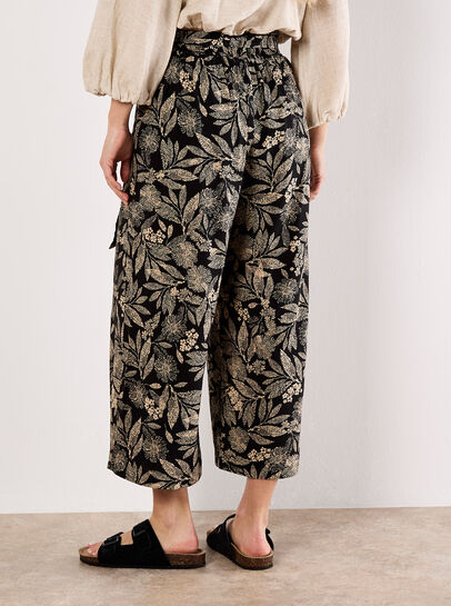 Batik Leaf Culotte Trousers