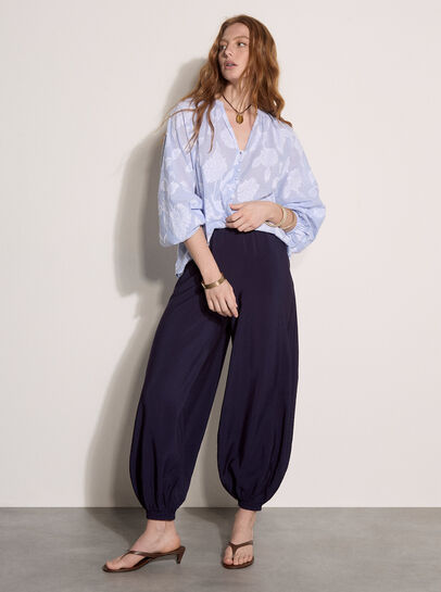 Relaxed Balloon Trousers