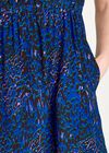 Bold Leopard Dress, Blue, large