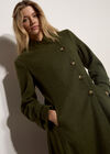 Tailored Utility Coat, Khaki, large